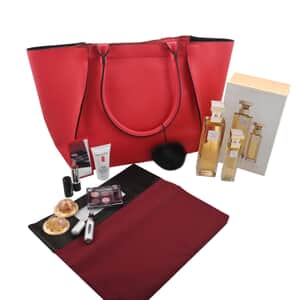 Doorbuster Elizabeth Arden 12pc Gift Set (5th Avenue Parfum, Skincare & Cosmetic Bag, and Tote Bag)