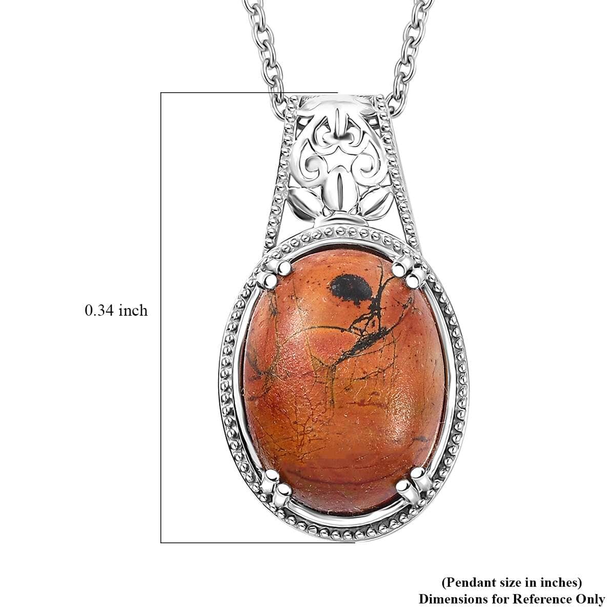 Cherrycreek 13.90 ctw Solitaire Pendant in Platinum Over Copper with Stainless Steel Necklace 20 Inches image number 6