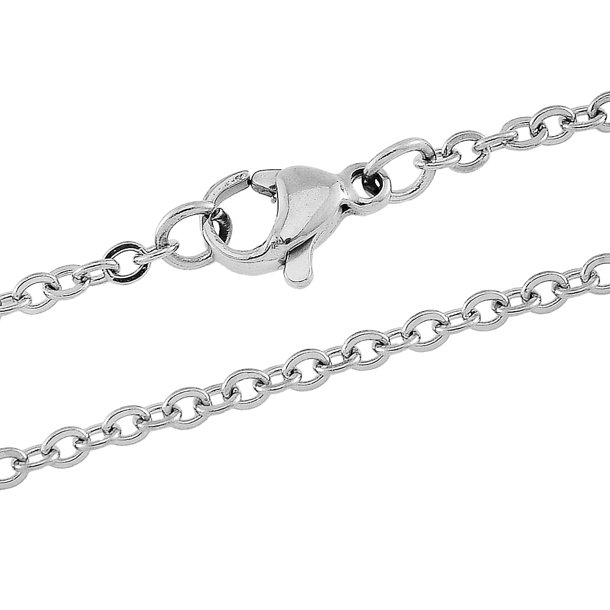 Peacock Freshwater Pearl Cross Pendant in Silvertone with Stainless Steel Necklace 20 Inches image number 4