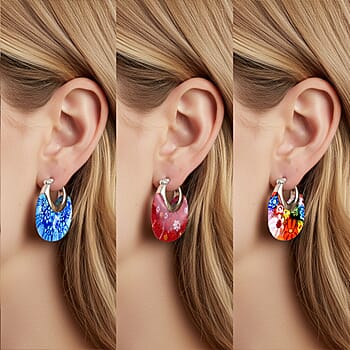 Multi & Red & Blue Floral - Product card gallery slide 3 (10176627278137)
