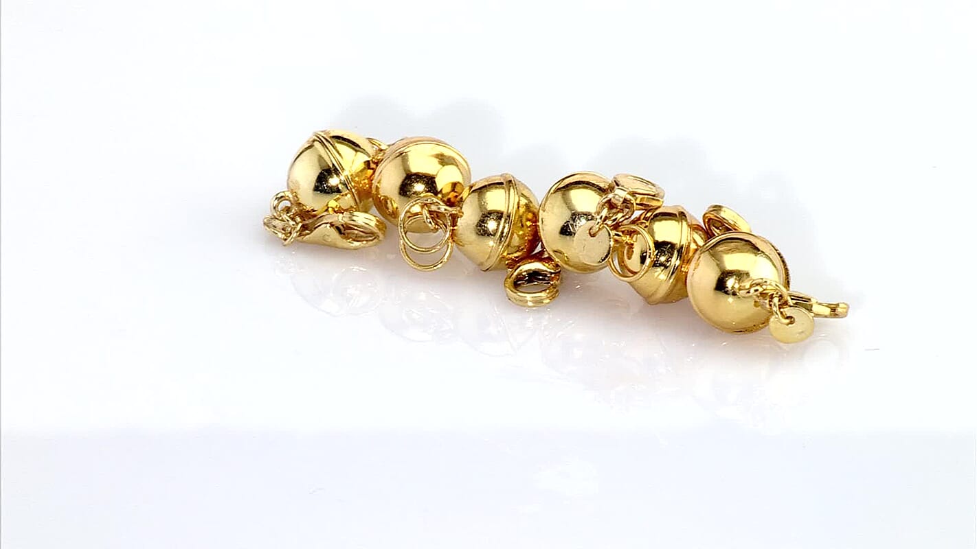 9mm Round Magnetic Lock with Lobster Clasp (14.82 g)