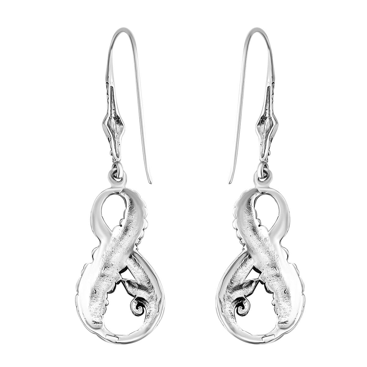 Bali Legacy Set of 2 Butterfly Sterling Silver Bracelet (8.00In) and Earring 19.30 Grams image number 6