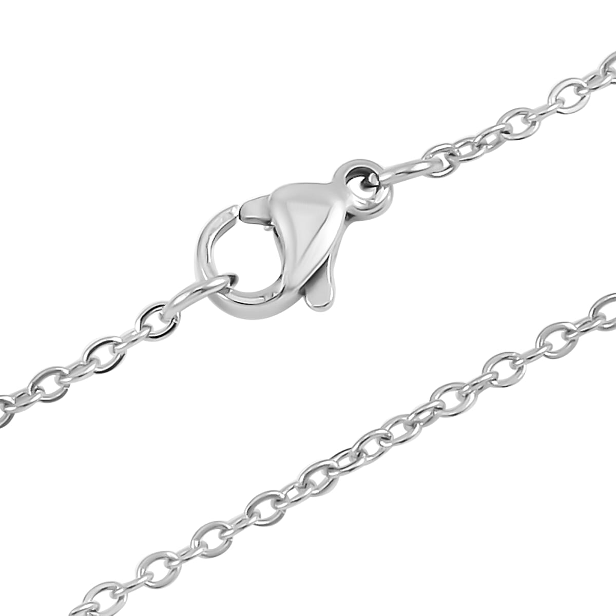 Red Shell Pearl Drop Pendant Necklace 20 Inches and Earrings in Stainless Steel image number 5