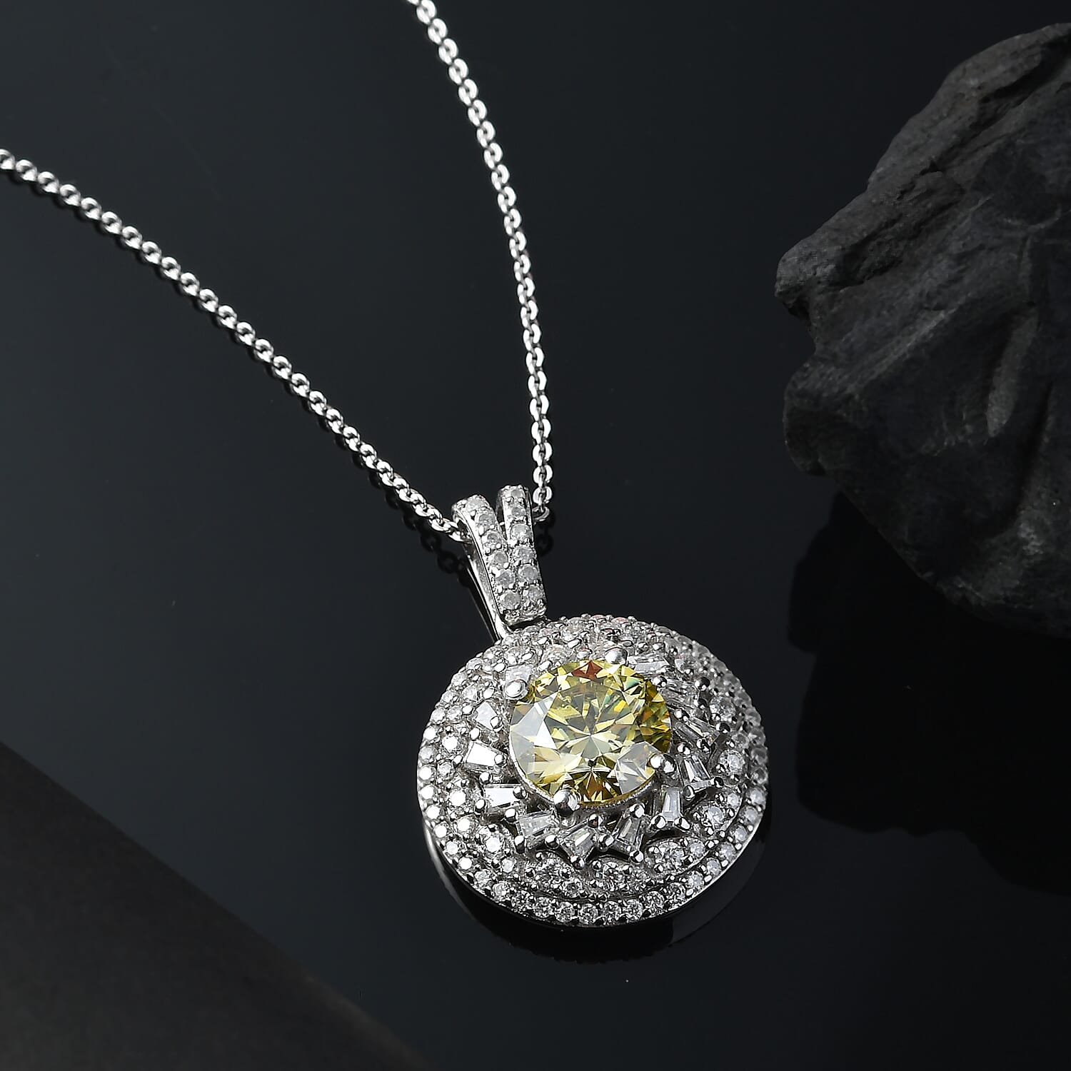 Yellow Moissanite - Product card gallery slide 2 (9432430870783)
