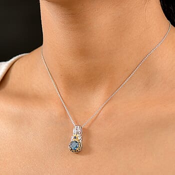 Blue Moissanite - Product card gallery slide 3 (10176630915385)