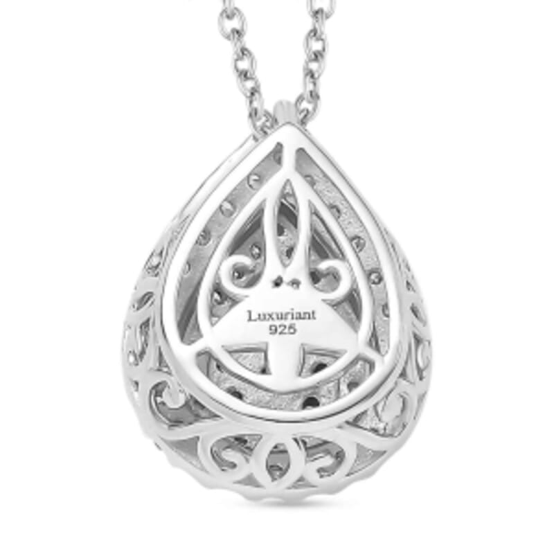 Luxuriant Lab Grown Diamond 1.02 ctw Pendant Necklace in 18K Vermeil Yellow Gold Over Sterling Silver 18 Inches