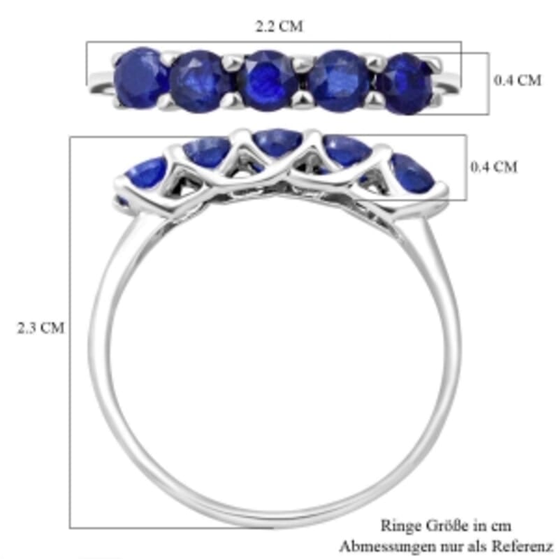 Ruby Chrome Diopside Masoala Sapphire 3.75 ctw Ring in Platinum Over Sterling Silver (Size 8)