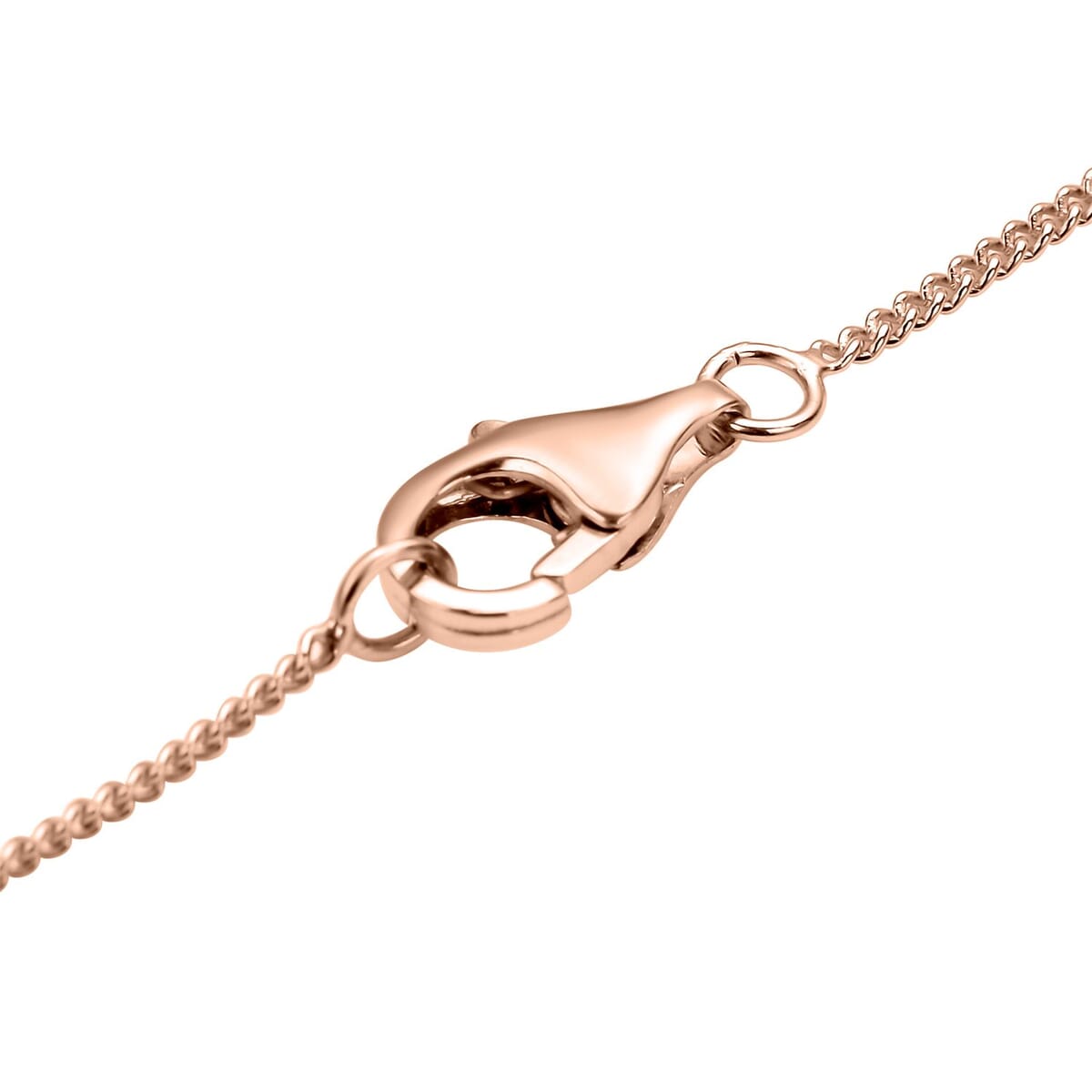 Pink Jade (D) 38.00 ctw Cross Pendant Necklace, Jade Pendant Necklace, 14K Rose Gold Over Sterling Silver Pendant Necklace, 18 Inch Pendant Necklace image number 4