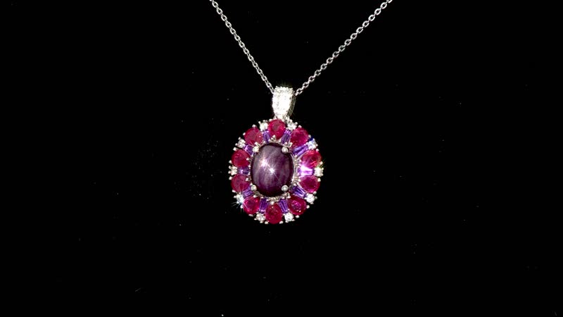 Necklace in Rhodium Over Sterling Silver 20 Inches