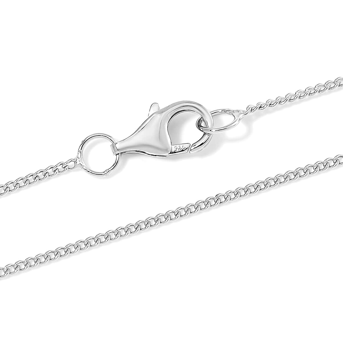 White Edison Pearl Pendant Necklace in Rhodium Over Sterling Silver 18 Inches image number 4