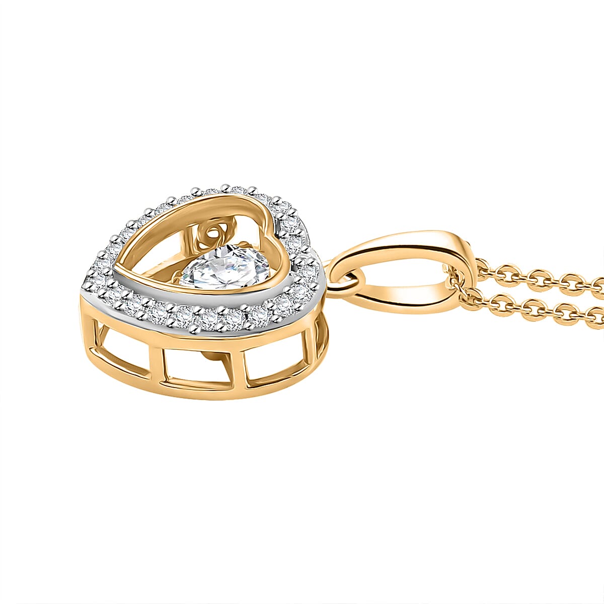 Yellow Gold Over Sterling Silver