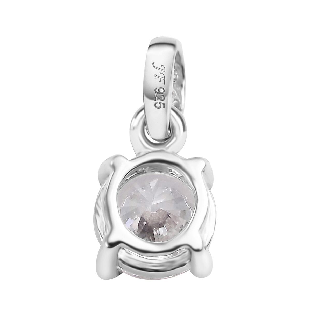 J Francis Embellished with Zirconia by Swarovski 3.10 ctw Eternal Sparkle Ring (Size 8) and Pendant without Chain in Rhodium Over Sterling Silver image number 8