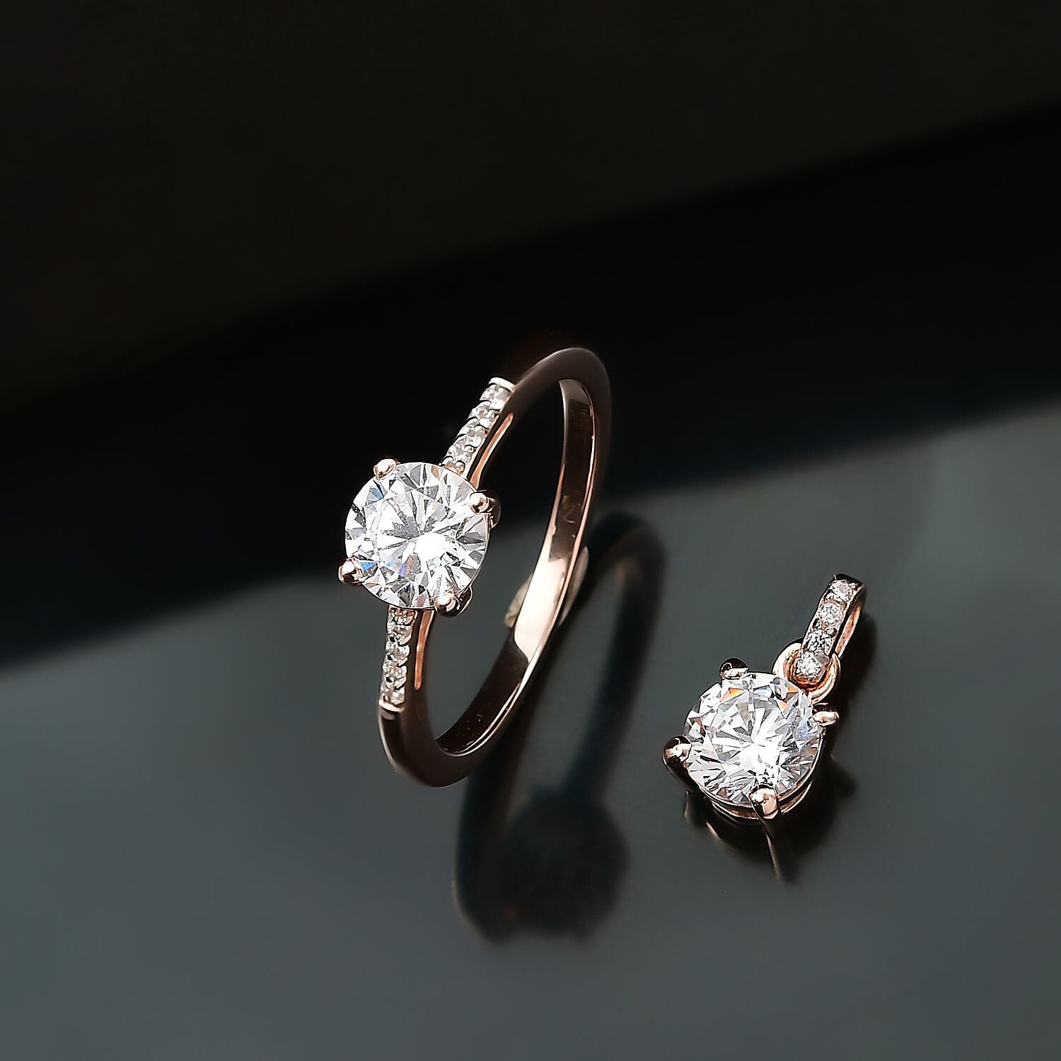Rose Gold Over Sterling Silver / 9 - Product card gallery slide 2 (9432464556287)