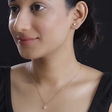 Yellow Gold Over Sterling Silver - Product card gallery slide 2 (10176636256569)