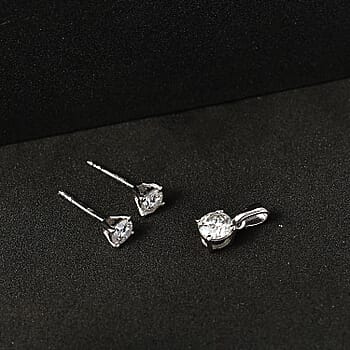 Rhodium Over Sterling Silver - Product card gallery slide 2 (10176636256569)