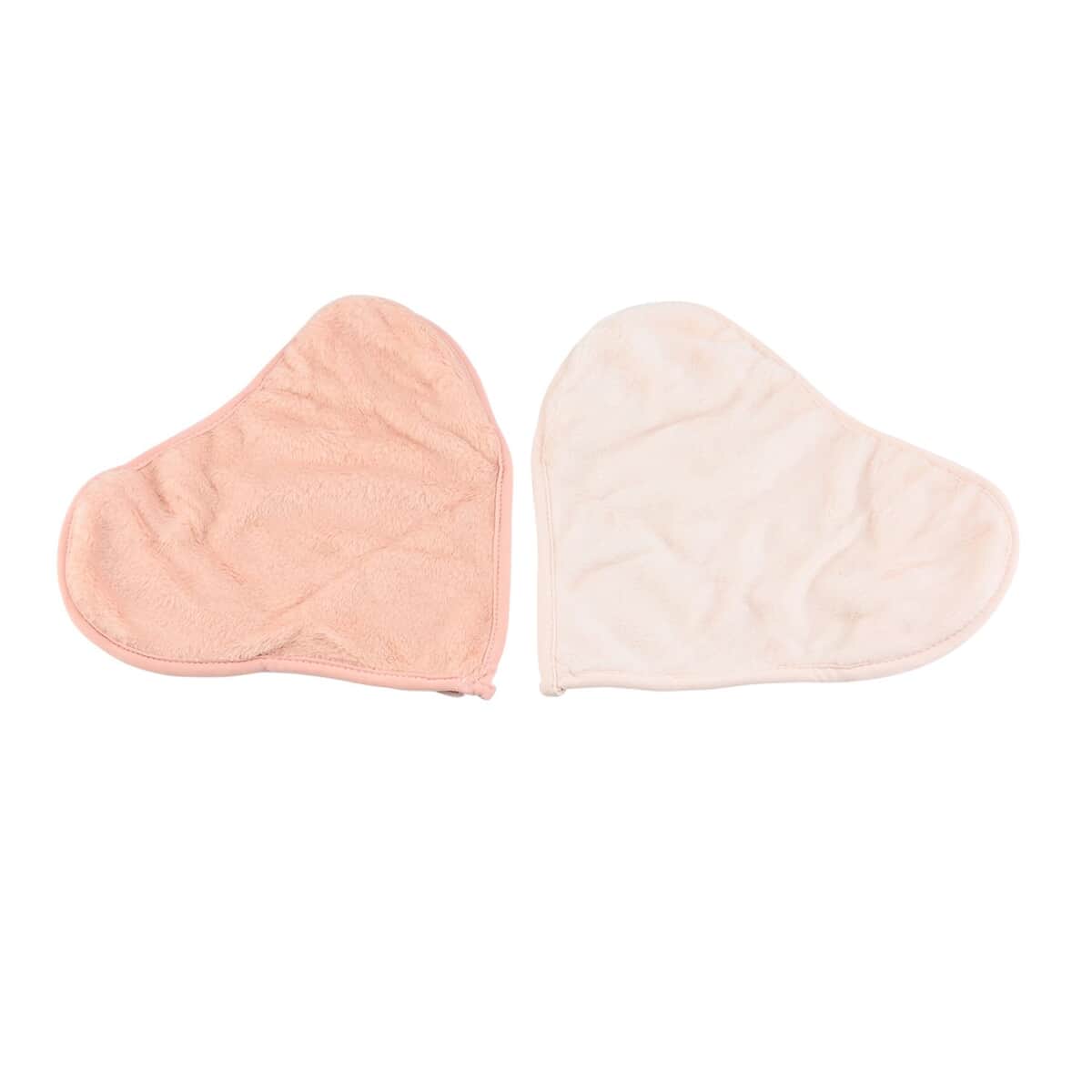 Cosmetic Brush & Tool Set, NordBare 2 Pack Reusable Makeup Remover Cloths in Peachy Keen & Pink image number 2