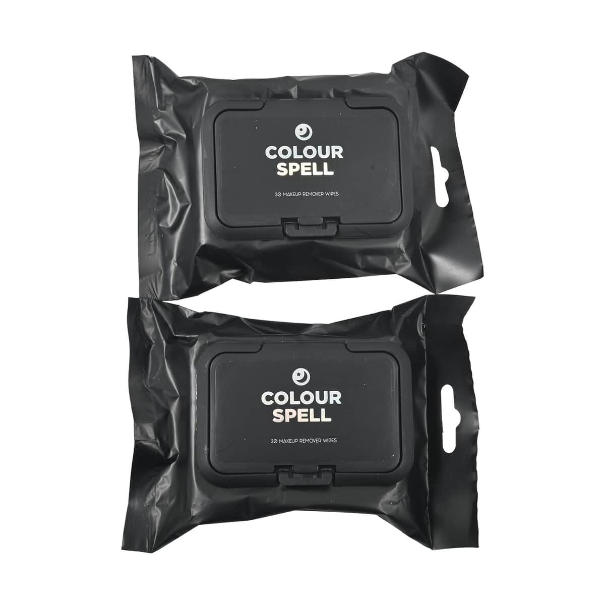 Colour Spell Makeup Remover Wipes -2pcs and Colorco 20 Pack Holographic Individually Wrapped Travel Makeup Wipes image number 2