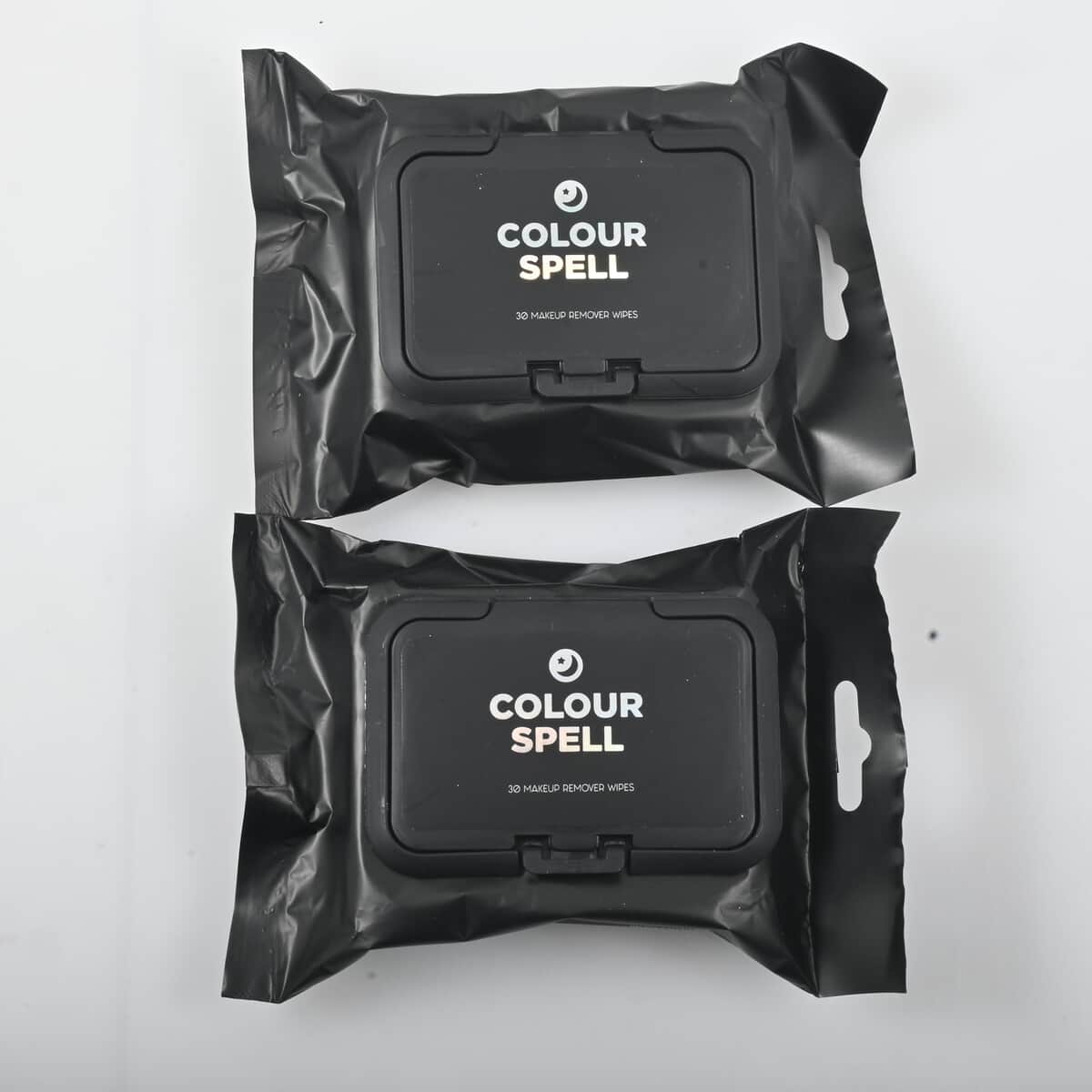 Colour Spell Makeup Remover Wipes -2pcs and Colorco 20 Pack Holographic Individually Wrapped Travel Makeup Wipes image number 3