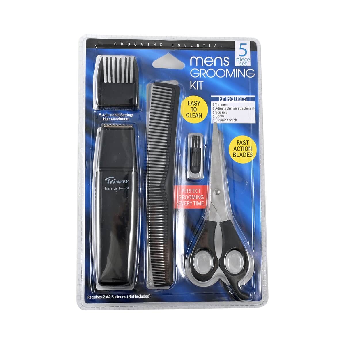 Nose & Ear Portable Hair Trimmer and Men's Grooming & Trimming Kit image number 4