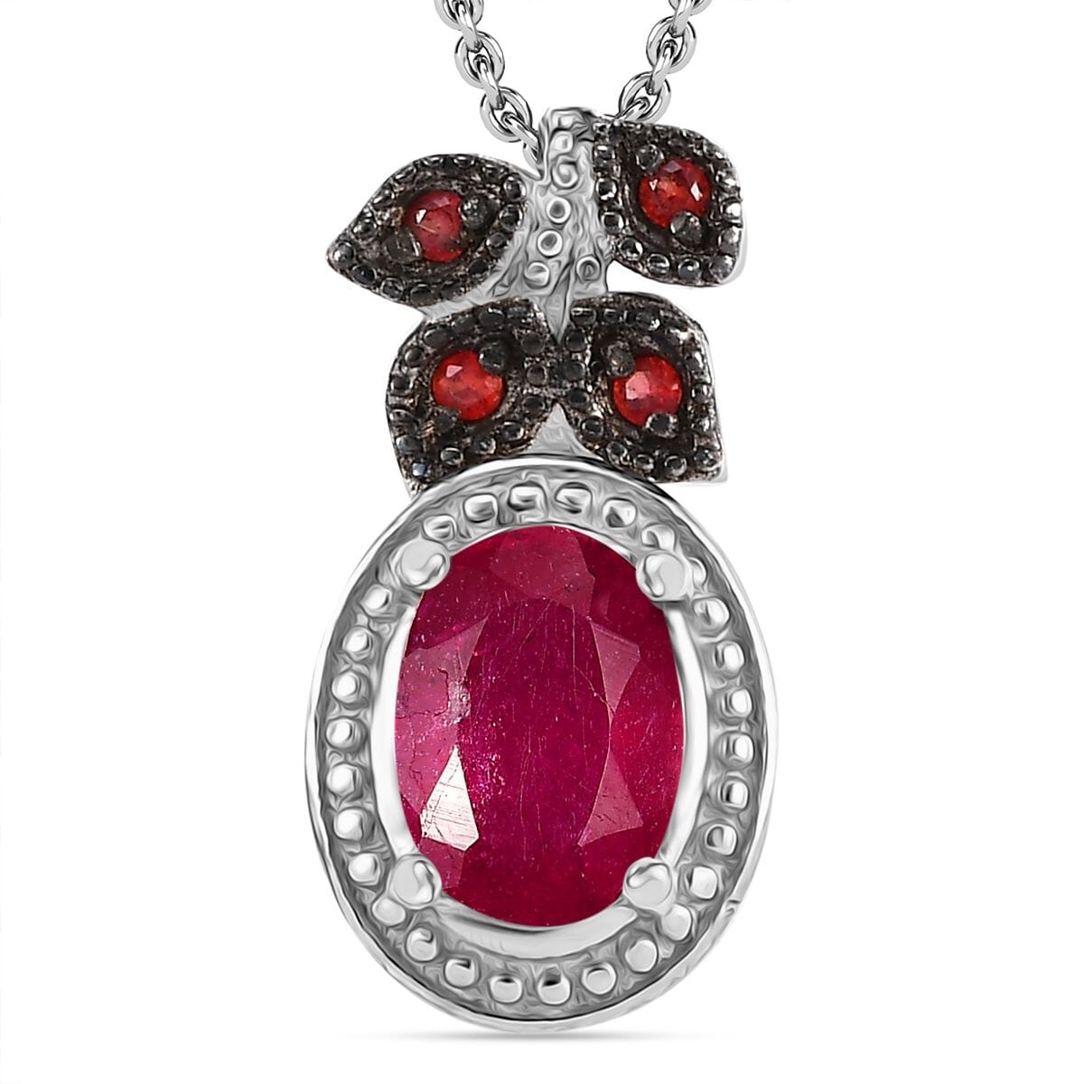 Buy Niassa Ruby (FF) and Red Sapphire 3.30 ctw Scarlet Bloom
