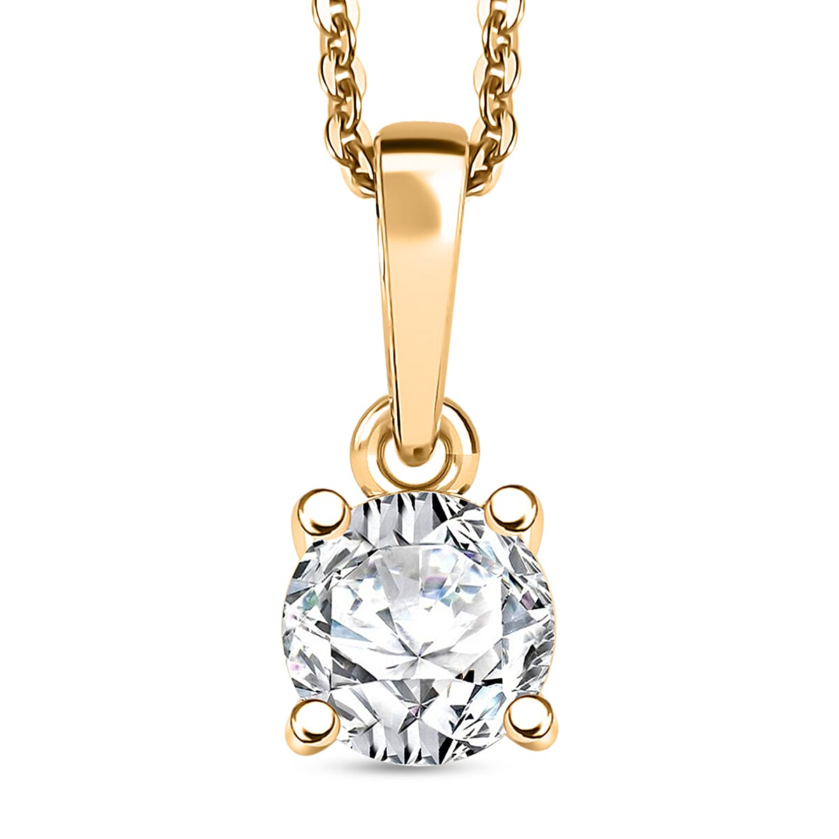 Yellow Gold Over Sterling Silver