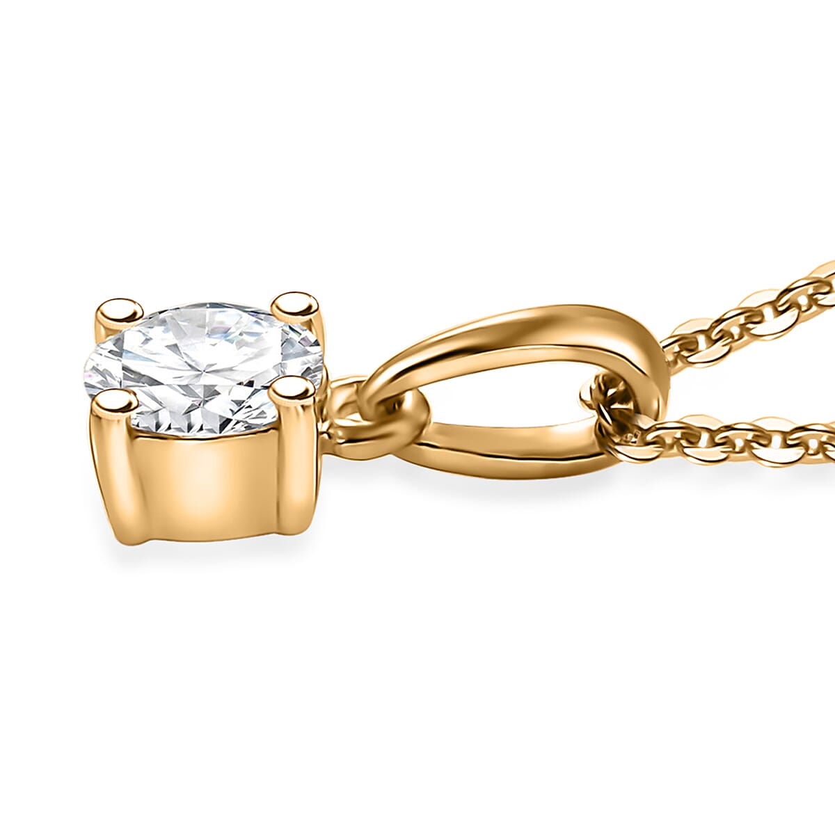 Yellow Gold Over Sterling Silver