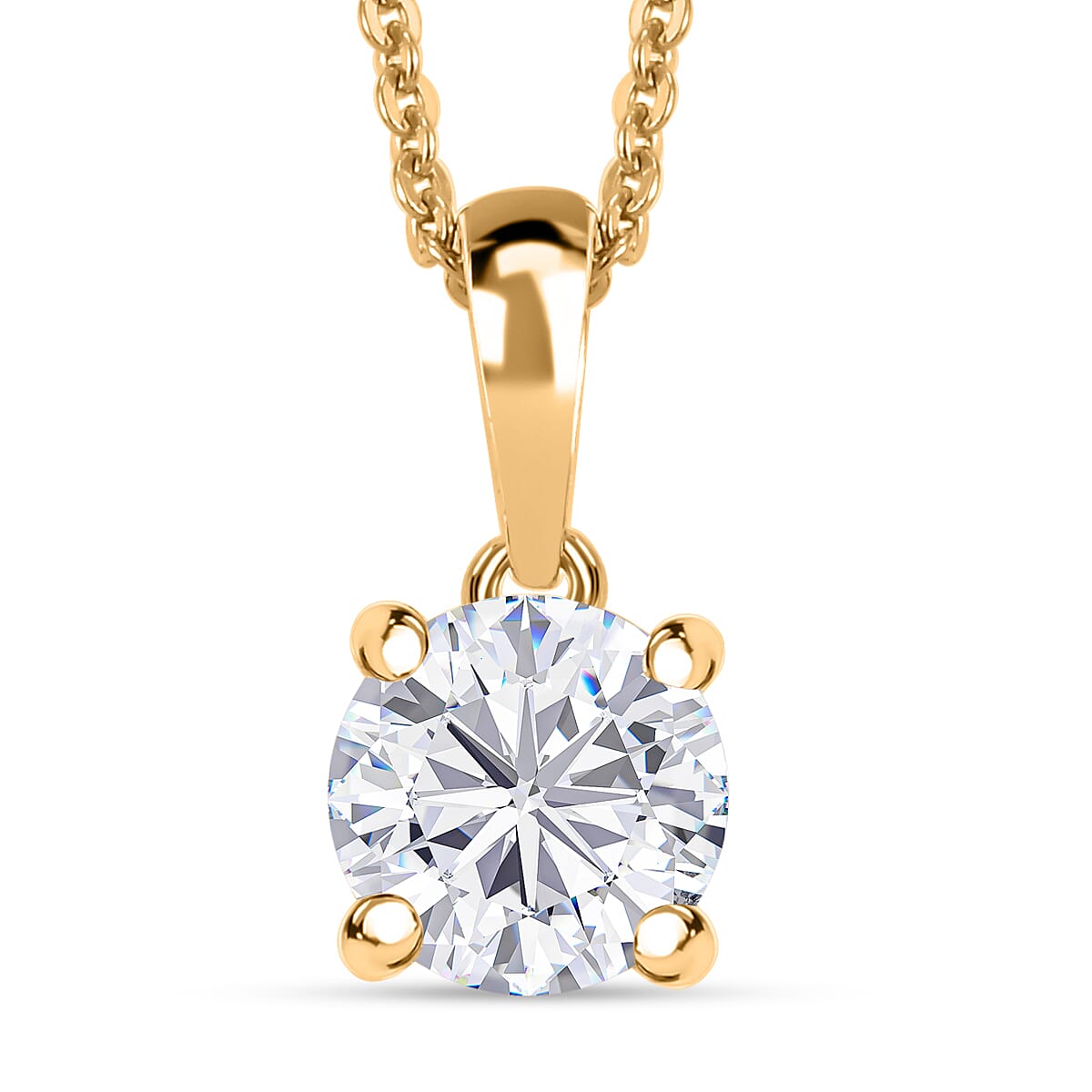 Yellow Gold Over Sterling Silver