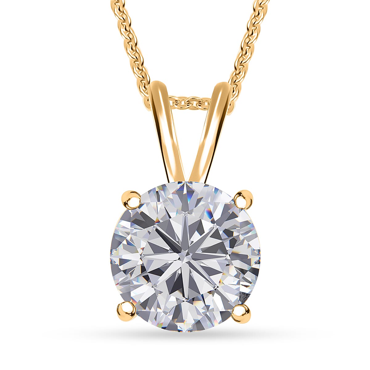 Yellow Gold Over Sterling Silver