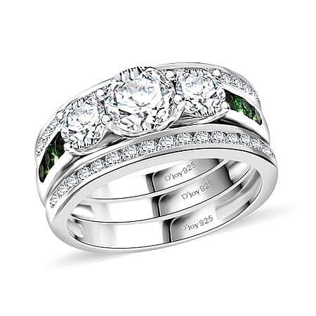Moissanite & Tsavorite Garnet / 5 - Product card gallery slide 4 (10176637763897)