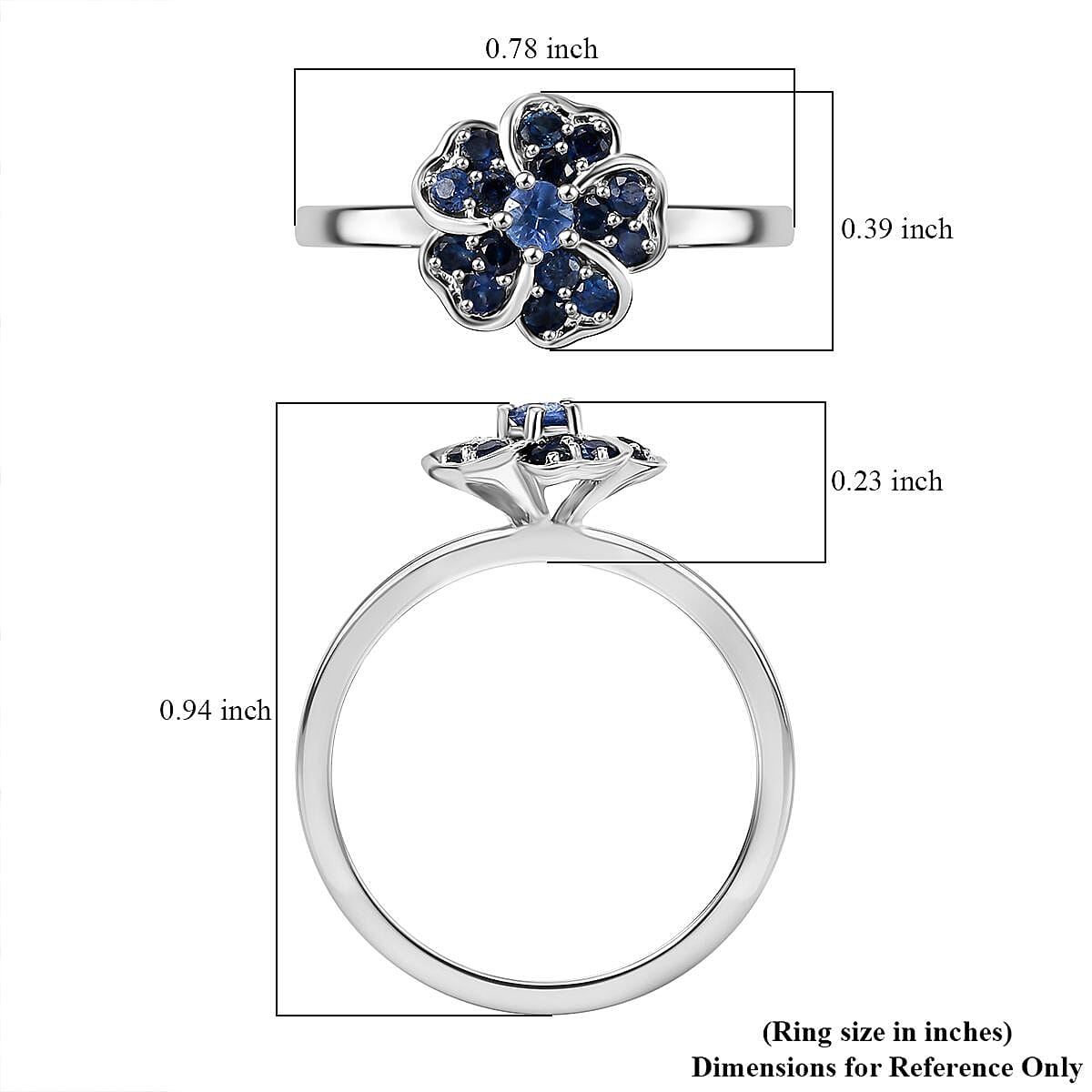 Set of 3 Narsipatnam Alexandrite, Ouro Fino Rubellite and Ceylon Sapphire 1.20 ctw Leaf Clover Ring in 18K Vermeil Yellow, Rose Gold and Rhodium Over Sterling Silver (Size 5.0)