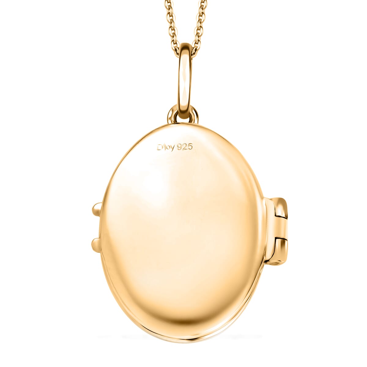 Moissanite Pendant Necklace (20 Inches) in 18K Vermeil YG Over Sterling Silver 0.70 ctw image number 5