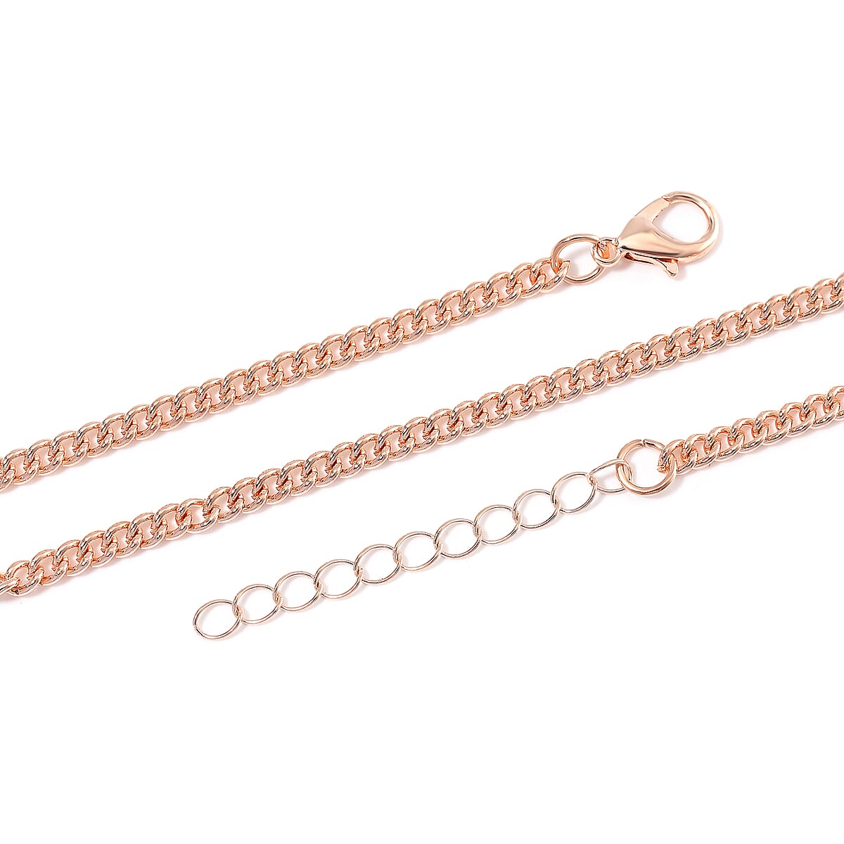 Galilea Rose Quartz 140.00 ctw Necklace 20 Inches and Earrings in Rosetone image number 3