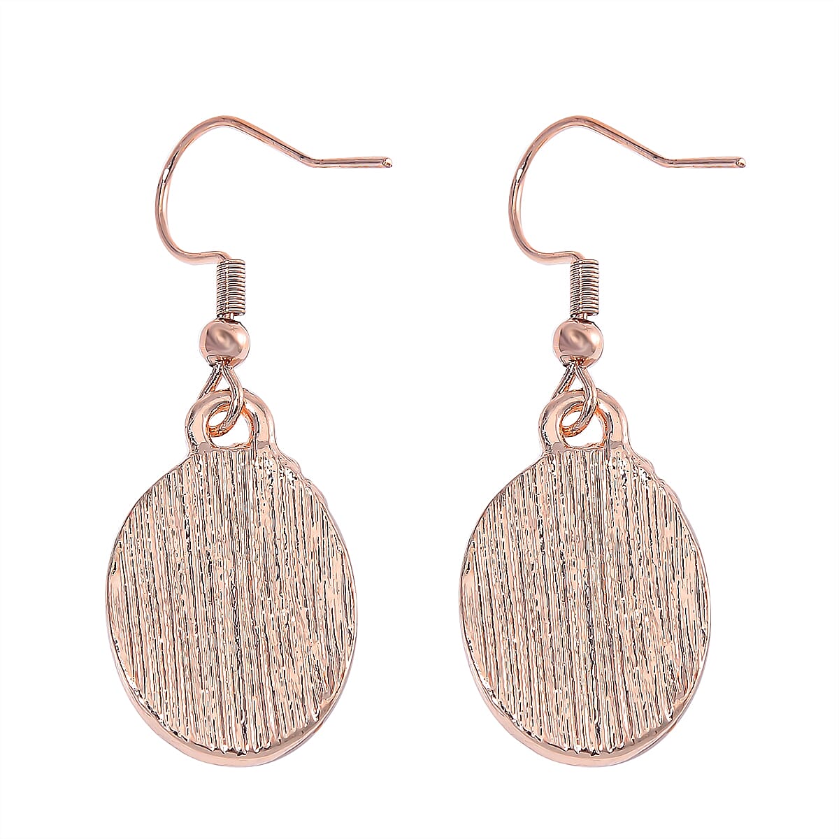 Galilea Rose Quartz 140.00 ctw Necklace 20 Inches and Earrings in Rosetone image number 6