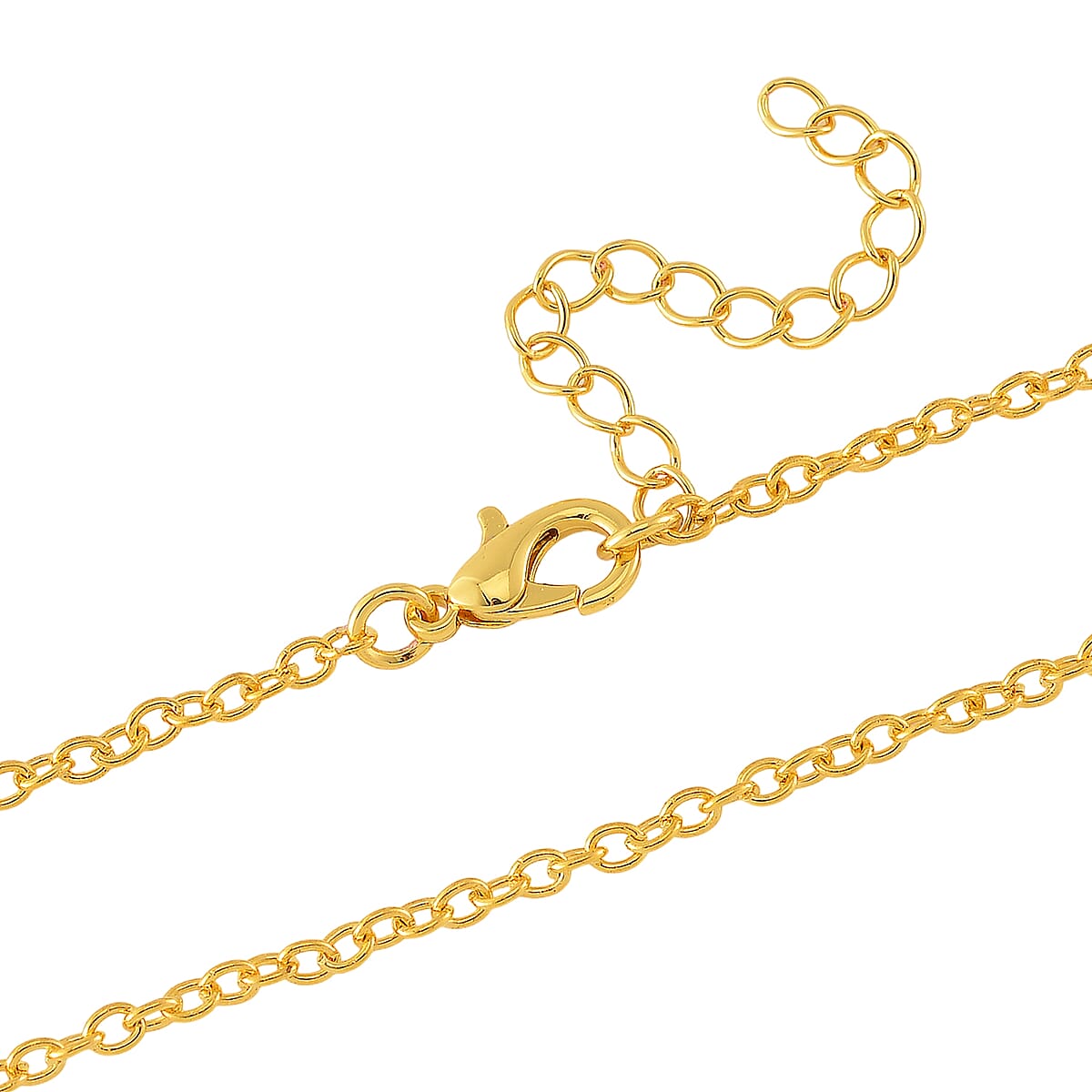 Set of 3 5X Magnifying Glass Lens Cross, Tree of Life and Eiffel Tower Necklace in Tri-tone 30-32 Inches image number 5