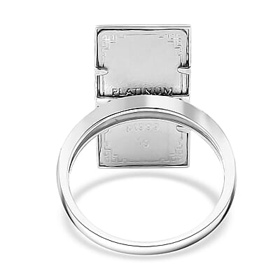 999 Platinum Bar 1g with 10K White Gold 2.65g Ring (Size 5.0)