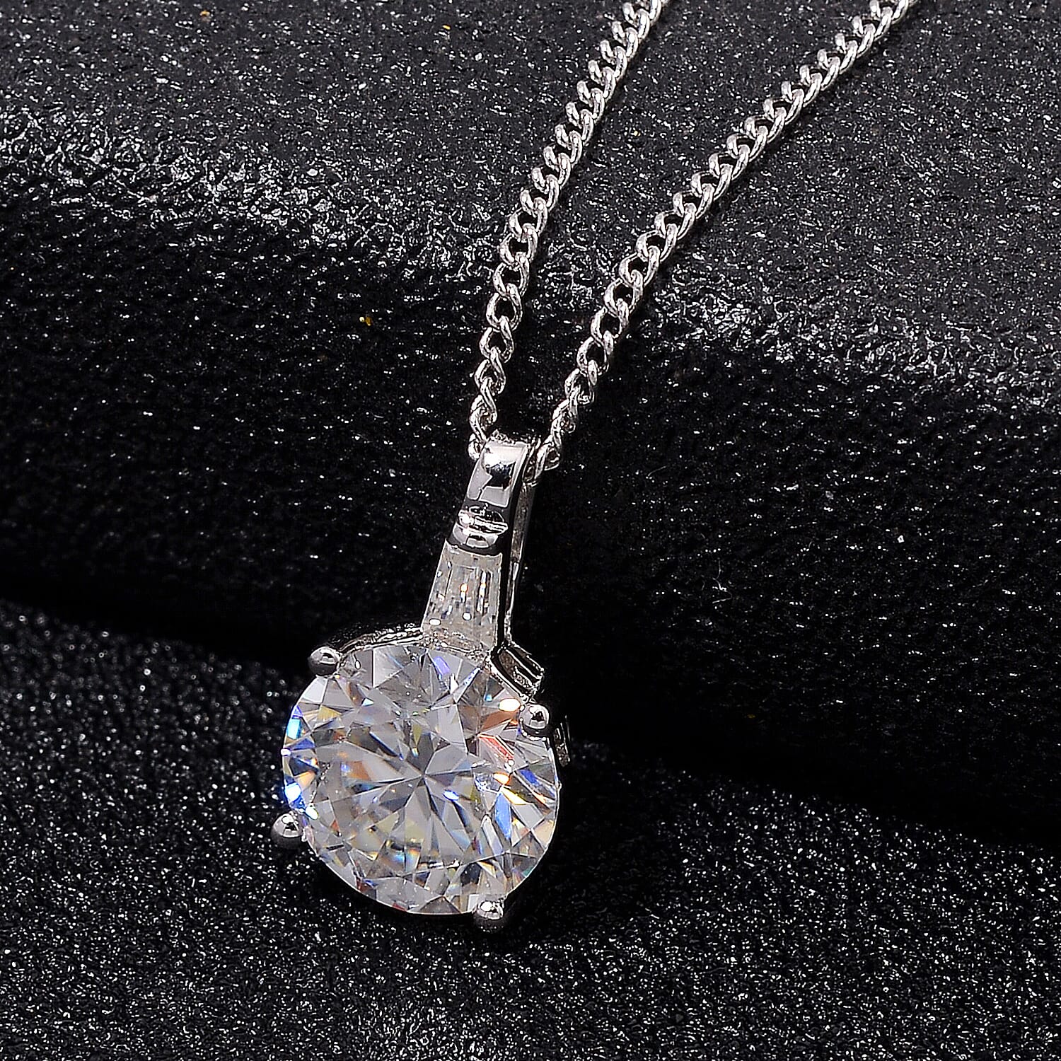 Rhodium Over Sterling Silver