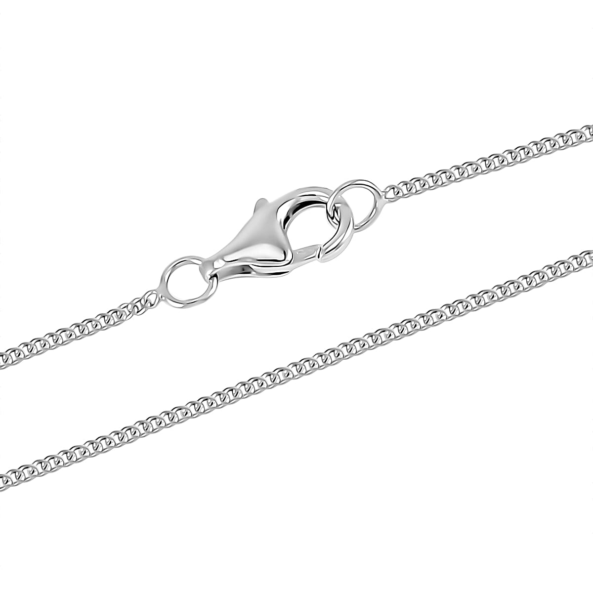 Moissanite 1.90 ctw Pendant Necklace in Rhodium Over Sterling Silver 20 Inches