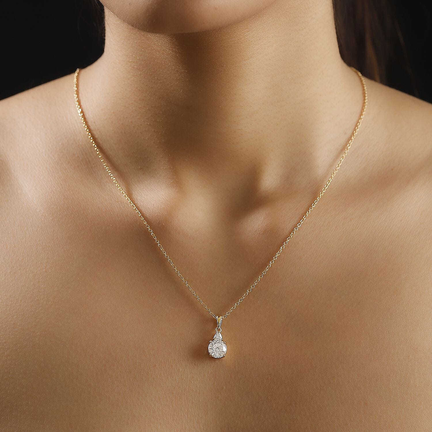 Yellow Gold Over Sterling Silver