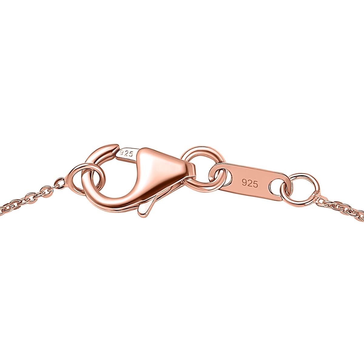Premium Madagascar Purple Sapphire and Multi Gemstone 0.50 ctw Pendant Necklace in 18K Vermeil Rose Gold Over Sterling Silver 20 Inches image number 5