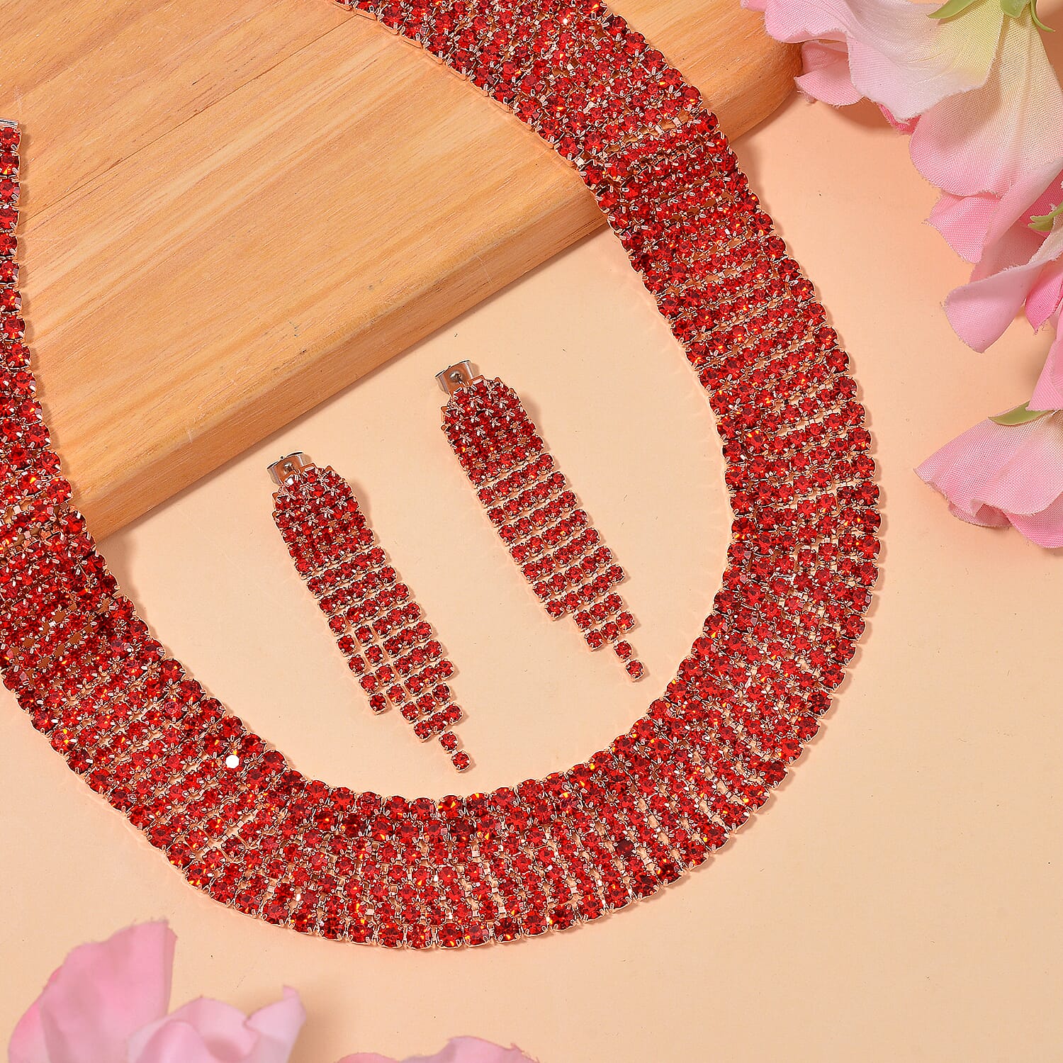 Red Austrian Crystal - Product card gallery slide 2 (9432514527487)