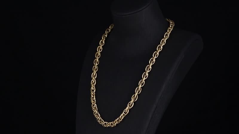 Set of Necklace (20 Inches) and Bracelet (8In) in Stainless Steel