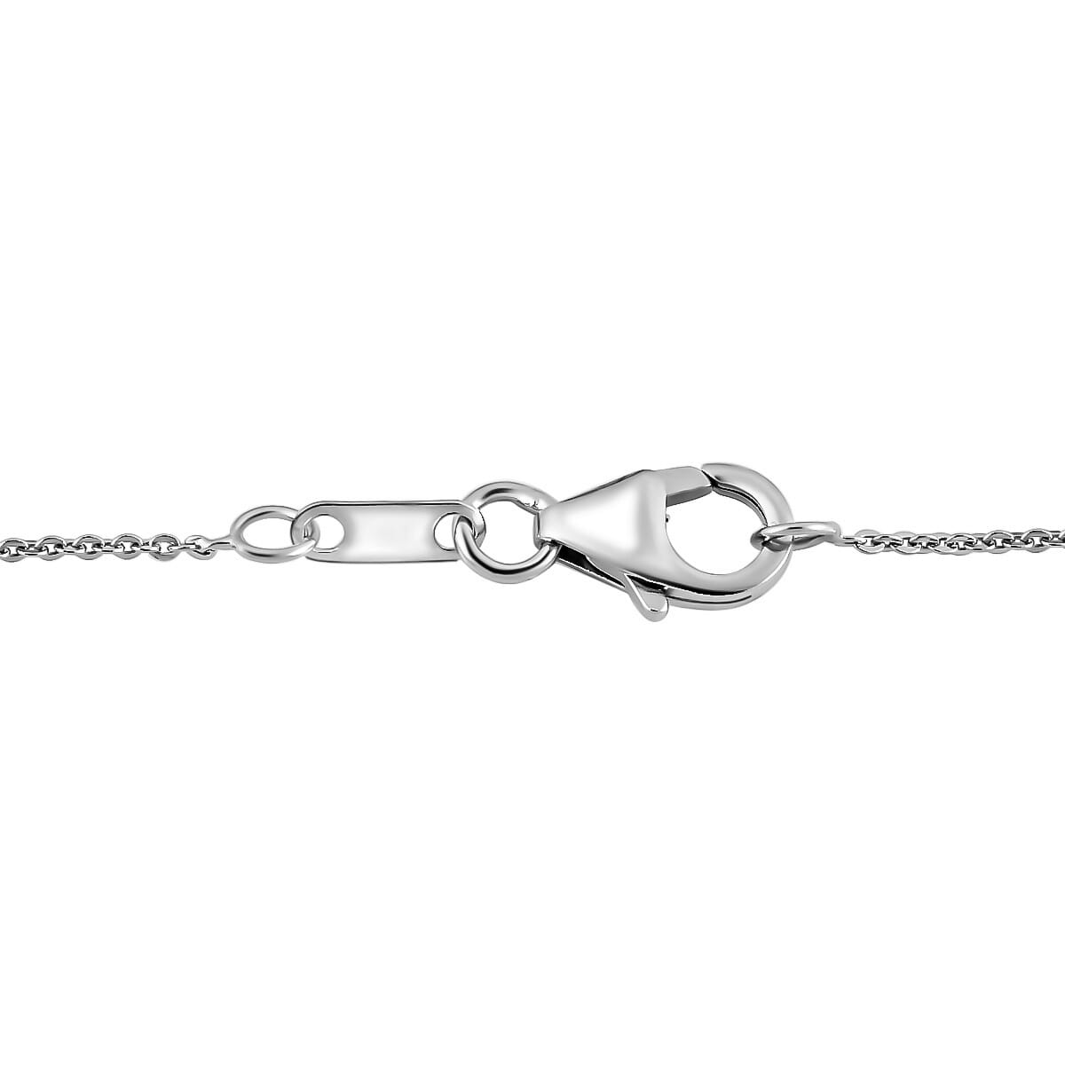 Elite Shungite and White Zircon 1.90 ctw Pendant Necklace in 18K Vermeil YG and Rhodium Over Sterling Silver 20 Inches image number 5