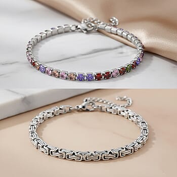 Simulated Multi color Diamond - Product card gallery slide 2 (9432528584959)