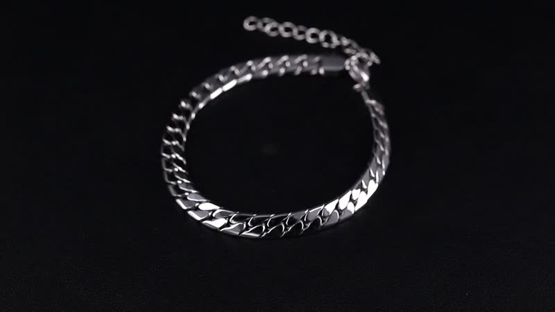One Time Only Simulated Blue Diamond Set of 2 Tennis and Curb Bracelet in Stainless Steel (7.50-9.0In) 13.00 ctw