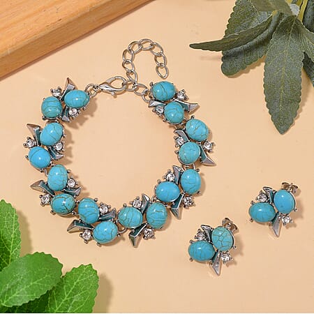Blue Howlite - Product card gallery slide 2 (10176645267769)