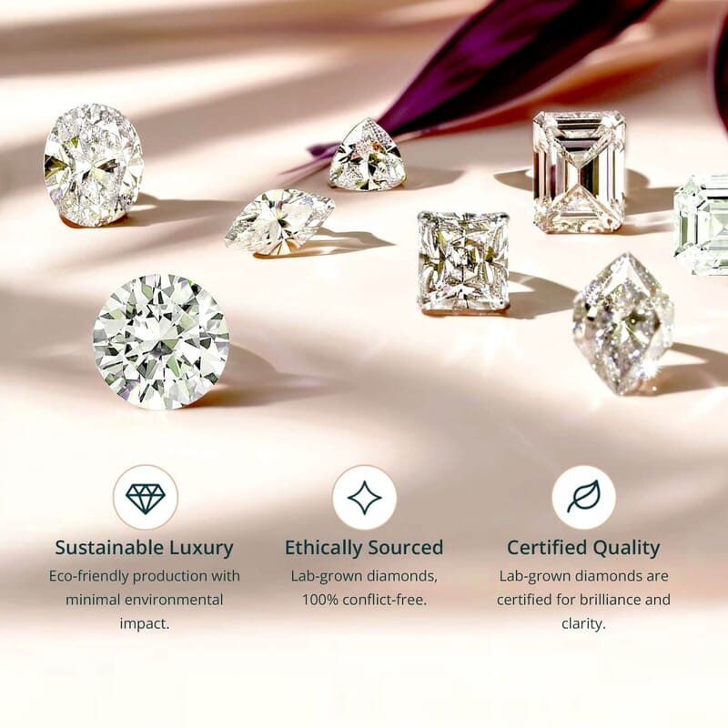 Set of 3, Luxuriant Lab Grown Diamond G SI1 3.00 ctw Solitaire Stud Earrings in 14K White Gold