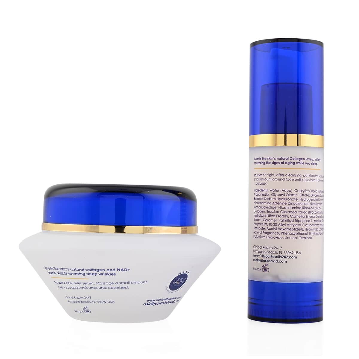 Clinical Results N3P PM Restorative Collagen Serum & Intensive Deep Wrinkle Cream – DUO image number 1