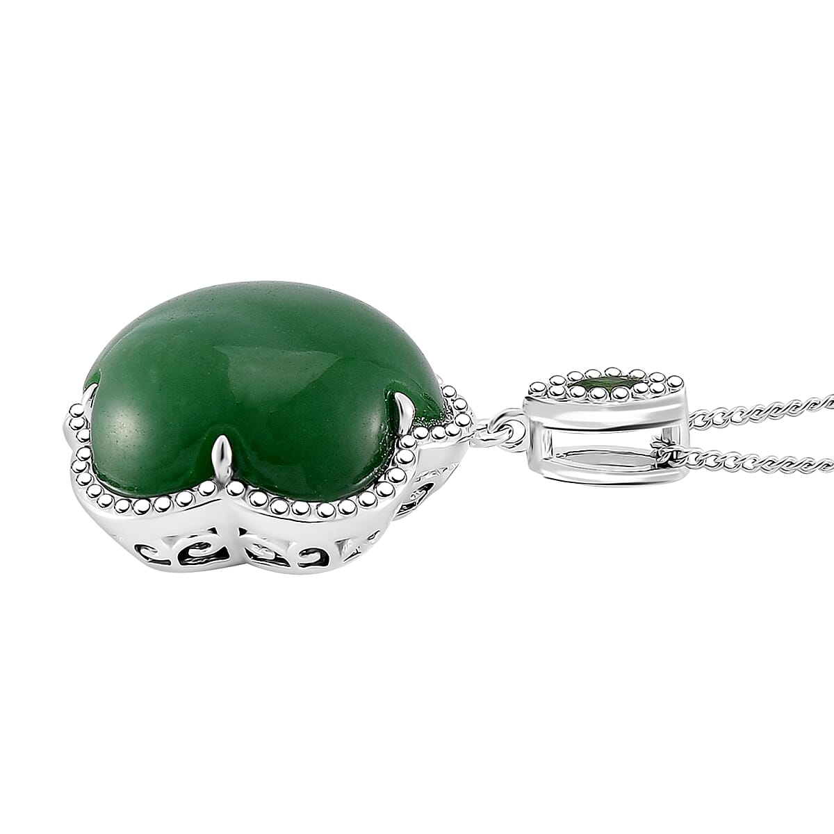 Buy Green Jade(D) and Chrome Diopside 16.00 ctw Cherry