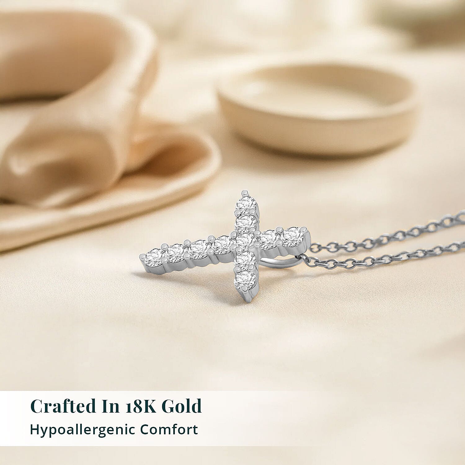 Rhodium Over Sterling Silver - Product card gallery slide 3 (9432556110079)