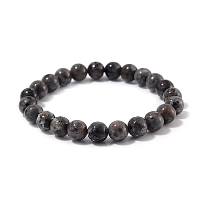 Natural Yooperlite 535.00 ctw Pencil (3.5-3.9In) and Beaded 8mm Stretch Bracelet with Free UV Flash Light
